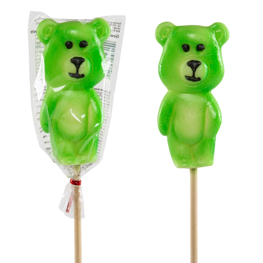 🌟 Colorful fruit explosion: Discover our Happy Bear Lollies 60g in four delicious colors! 🍭🎉