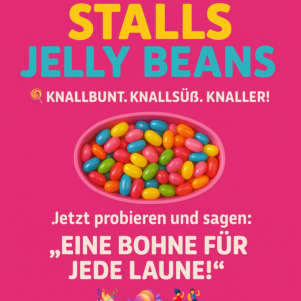 Stalls Jelly Beans – Knallbunt. Knallsüß. Knaller!
