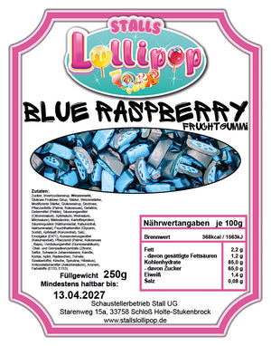 Blue Raspberry Fruchtgummis 250g