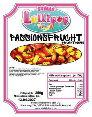 Passionsfrucht Fruchtgummis 🥝🍍🍎🥭🍏250g pure Exotic nach Hause holen