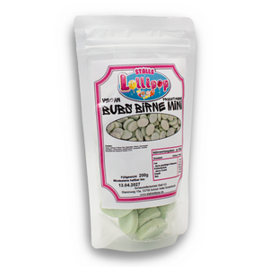 Bubs Birne 🍐 Skandinavische Fruchtgummis mit Birnengeschmack 200g