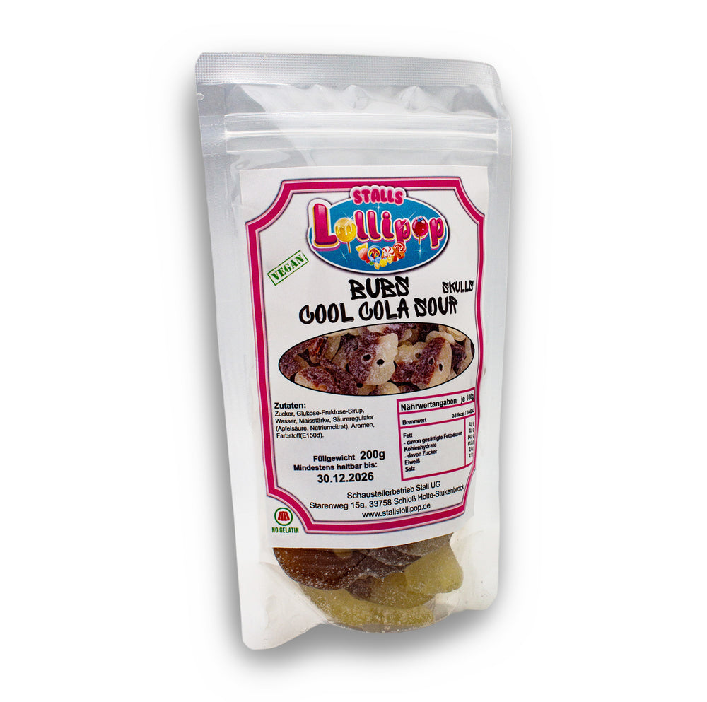 Bubs Cola Sour 200g - Der skandinavische Genuss