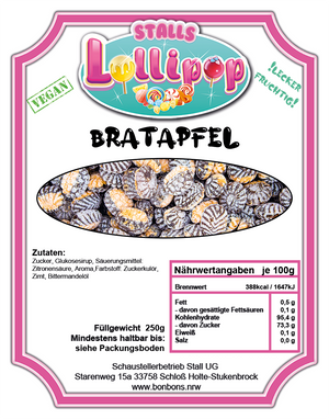 Wintertraum Bratapfel Bonbons