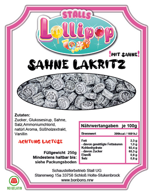 Sahne-Lakritz-Bonbons