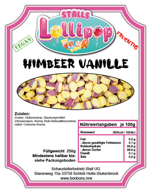 🍓🍦 Willkommen in der fantastischen Welt unserer veganen Himbeer-Vanille Bonbons! 🌟