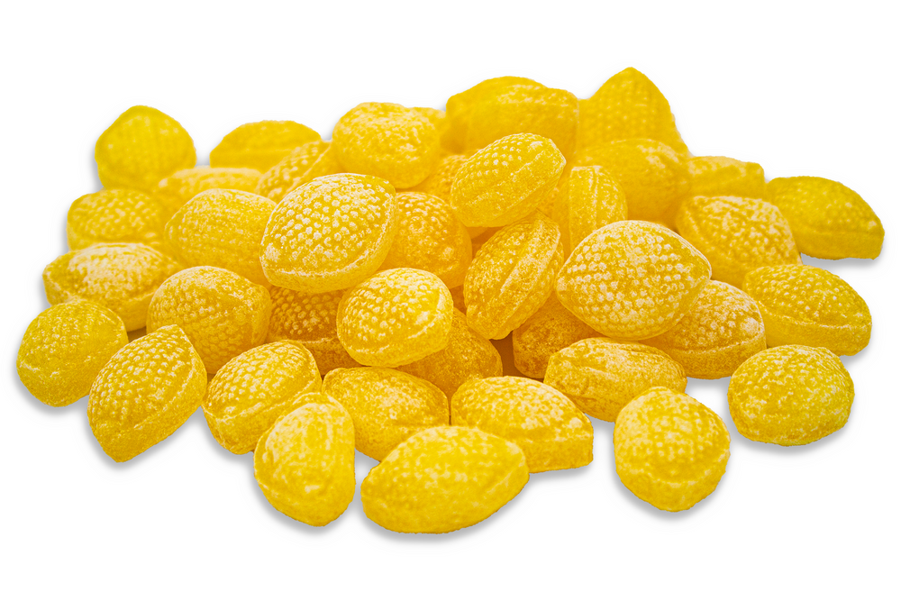 🍋 Tangy, sour, sensational: Get our vegan lemon candies with effervescent core now! 