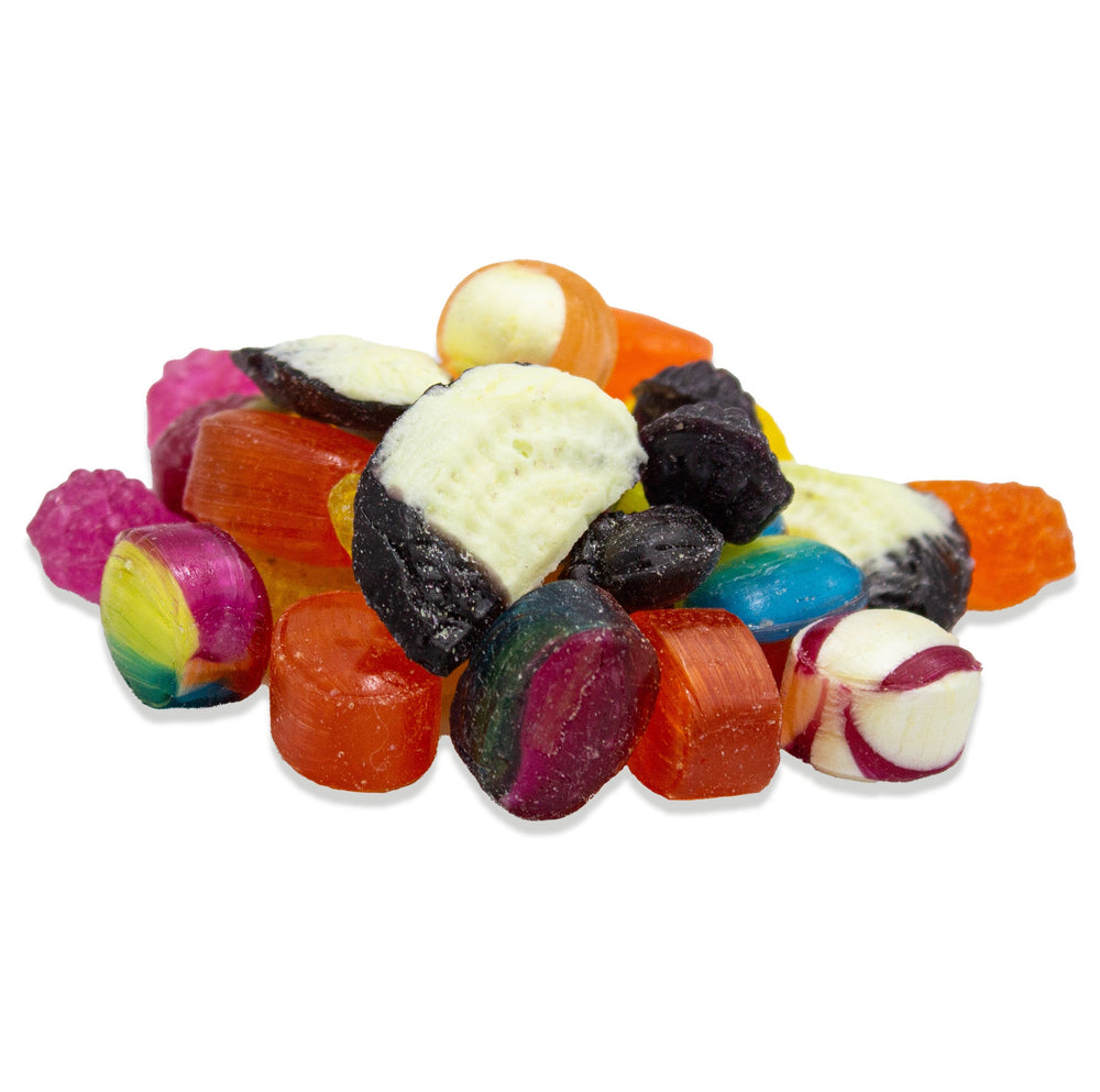 Sugar-free fruit fun: A rainbow full of flavor without sugar! 🌈🍬 