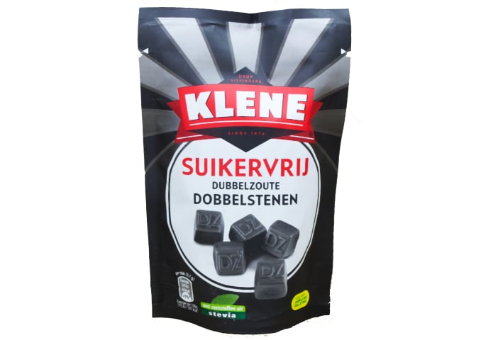 KLENE's Zuckerfreie Doppelt Salzige Lakritze: Stark, Salzig & Zuckerfrei!"