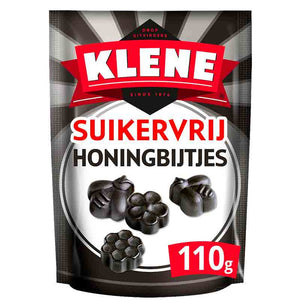 Klene Honingbijtjes Stevia 110 gr - Sugar-free licorice from Klene