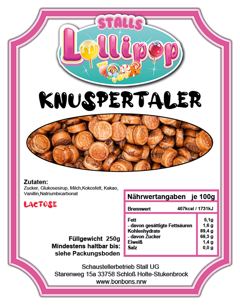 🍬🕰️ Experience sweet memories with our Knuspertaler candies! 🌟