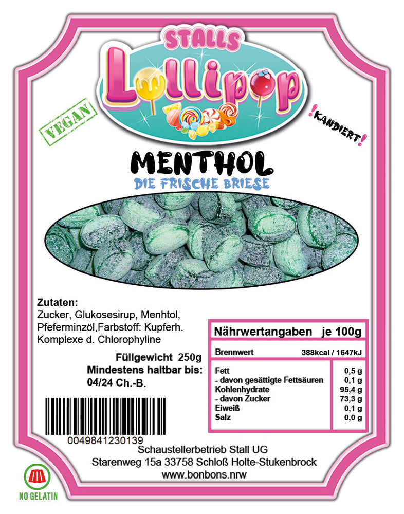 Vegan &amp; refreshing: The green miracle of menthol candies! 🌿 