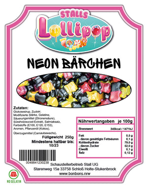 🌈 Neon bear from Stalls Lollipop 