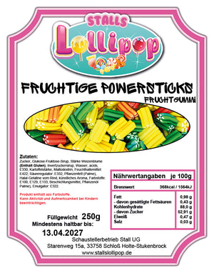 🌟 Fruchtige Powersticks – Der Snack mit Superkräften! 💥🍓🍋
