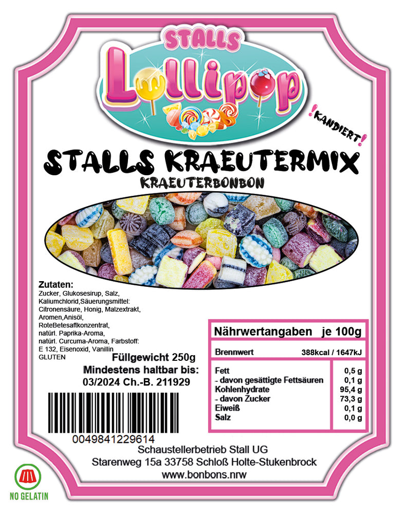 Stall's Wundermix: Die Kräutermix Bonbons, die jedem Alltag Würze verleihen! 🌿🍬