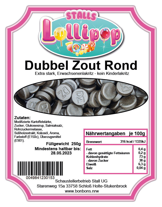Dubbel Zout Rondjes - holländisches DZ Lakritz