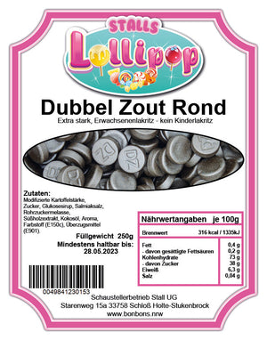 Dubbel Zout Rondjes - Dutch double liquorice