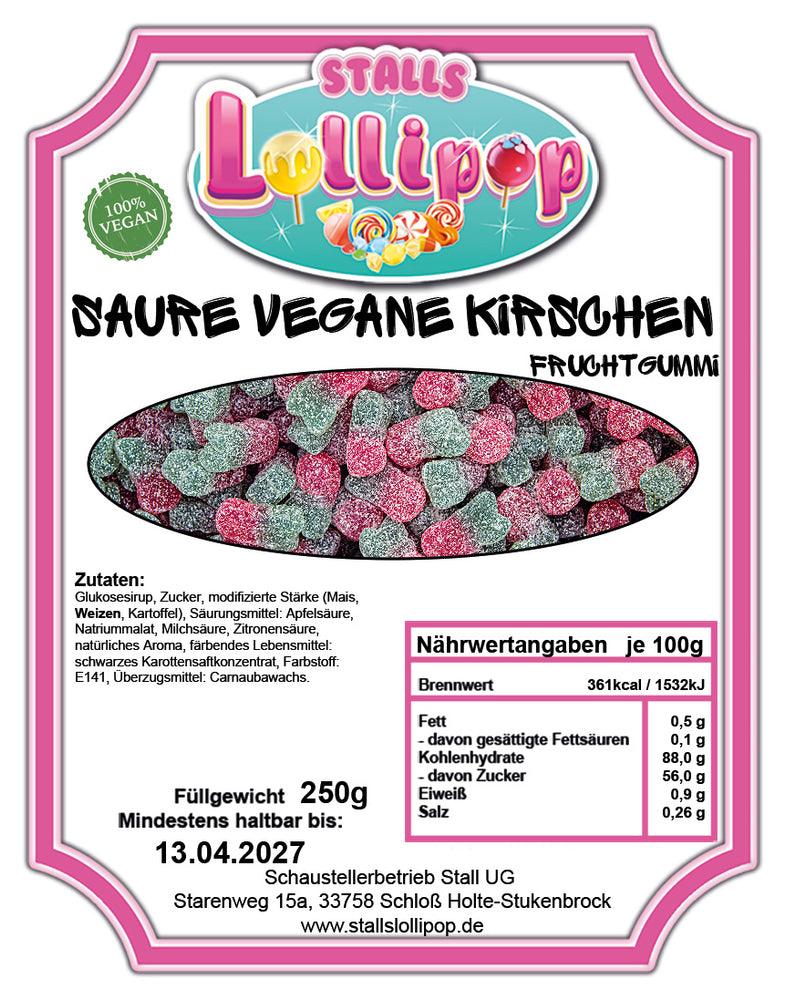 Saure Vegane Kirschen