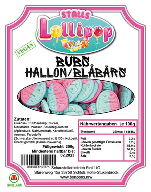Bubs Hallon - The Scandinavian fruit gums 200g