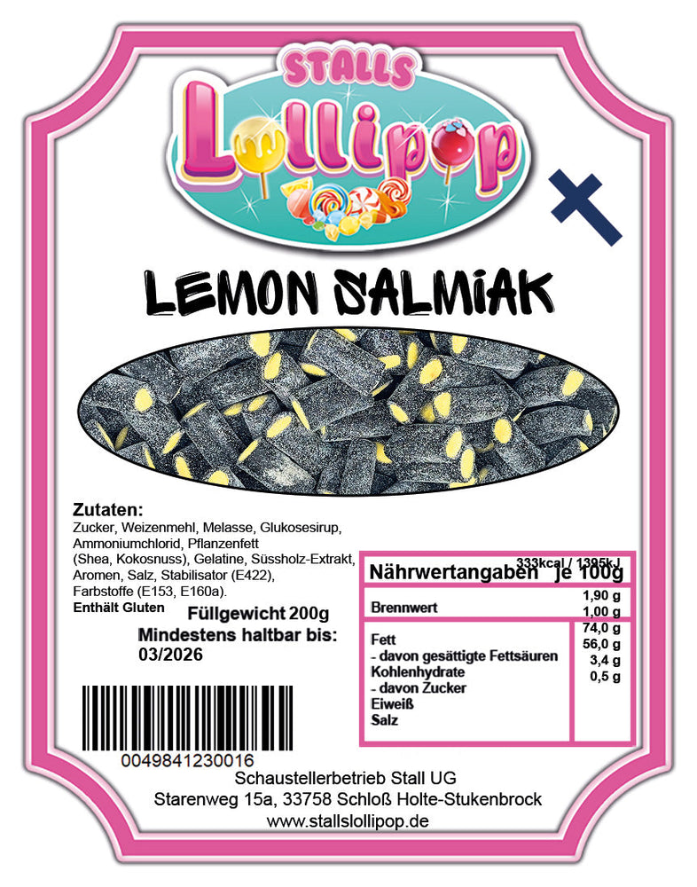 Lemon salmiak - Finnish freshness meets depth 🍋🖤