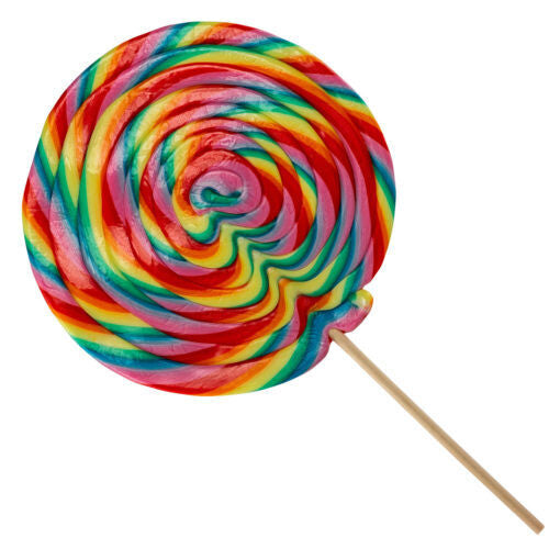 🌟 An eye-catcher in size and taste: Our Mega Spiral Lolly, 27cm in diameter and weighing 1000g! 🍭