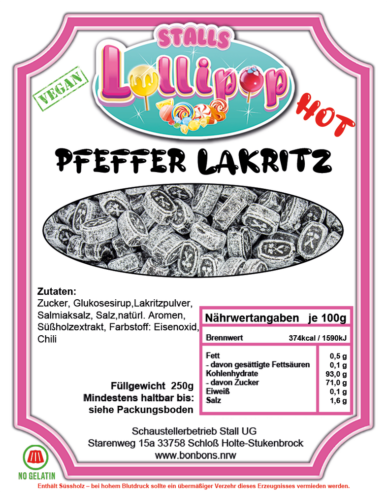 🍬🌶️🥛 Stalls Lollipop Lakritzbonbons Trio: Pfeffer, Sahne & Cachous! 🍬🌶️🥛