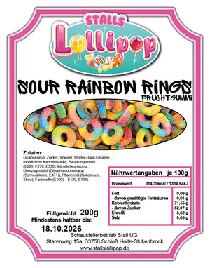 🌈 Sour Rainbow Rings – Bunter Spaß mit Zuckerschock! 😝