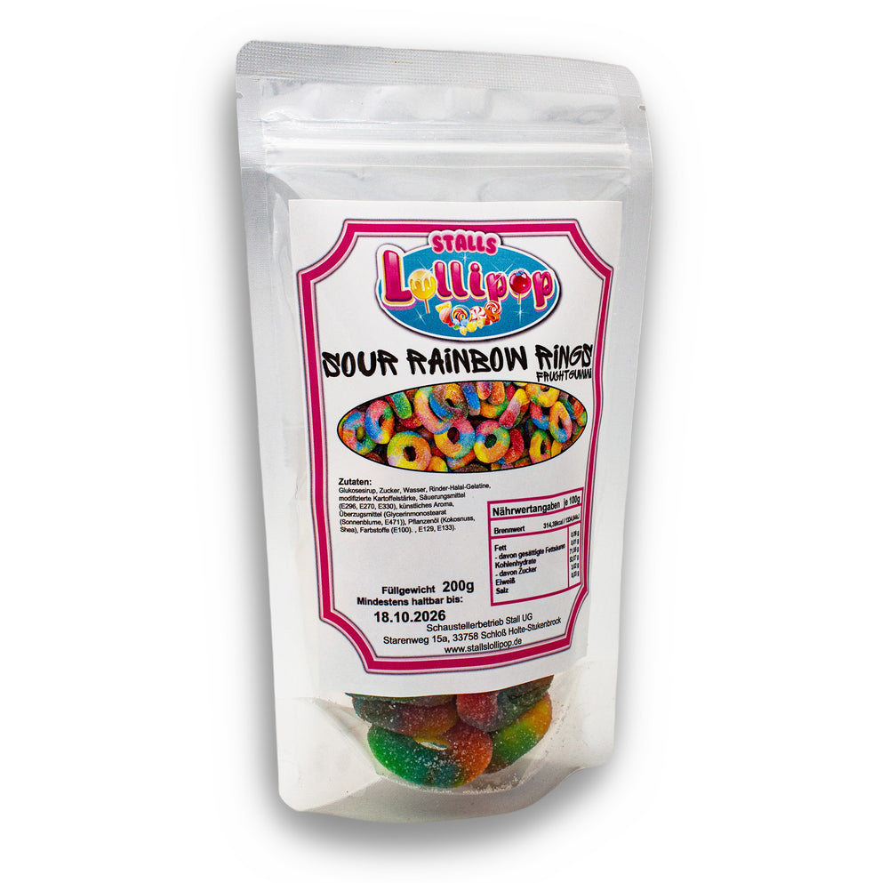 🌈 Sour Rainbow Rings – Bunter Spaß mit Zuckerschock! 😝