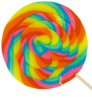 🌈 Heaven on a stick: Our giant spiral lollies 500g! 🍭