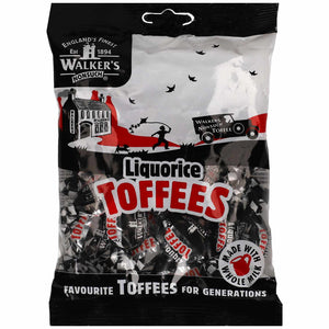 Walkers Liquorice Toffees 150 gr